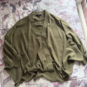 Alfani Olive Green blouse